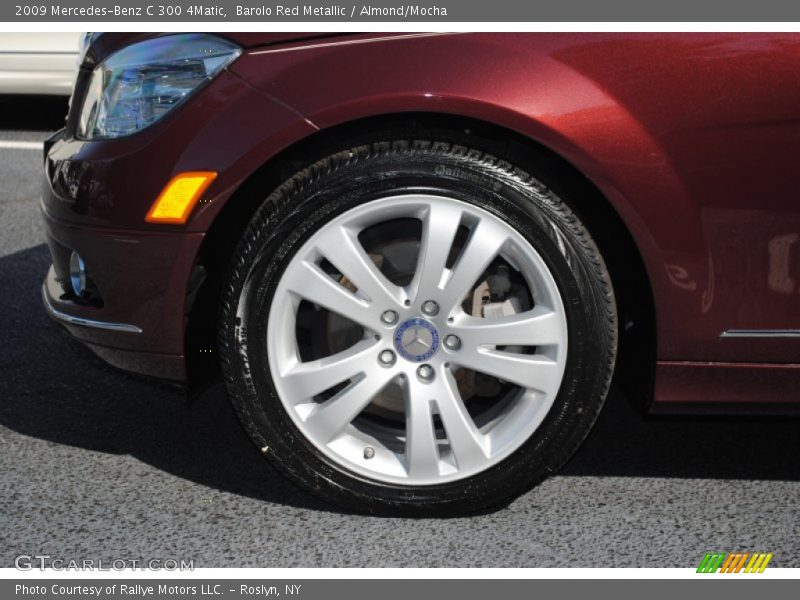 Barolo Red Metallic / Almond/Mocha 2009 Mercedes-Benz C 300 4Matic