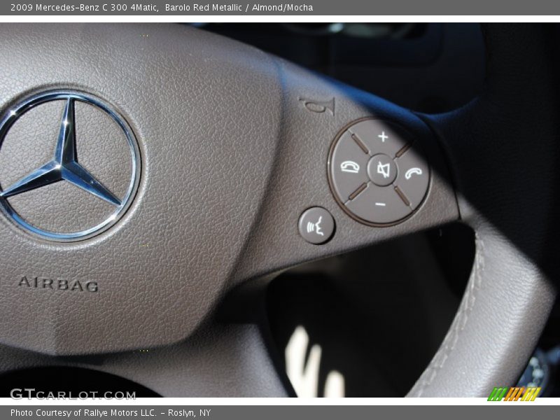 Barolo Red Metallic / Almond/Mocha 2009 Mercedes-Benz C 300 4Matic