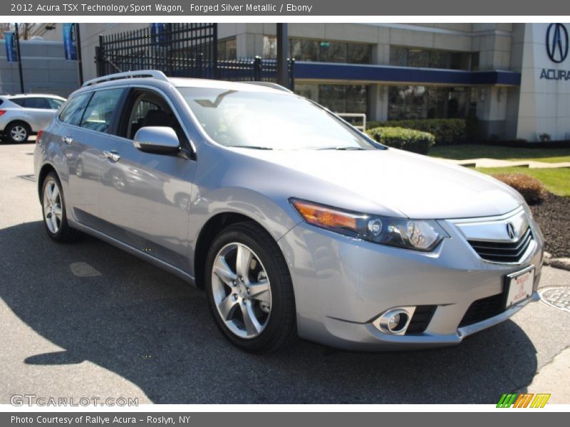 Forged Silver Metallic / Ebony 2012 Acura TSX Technology Sport Wagon