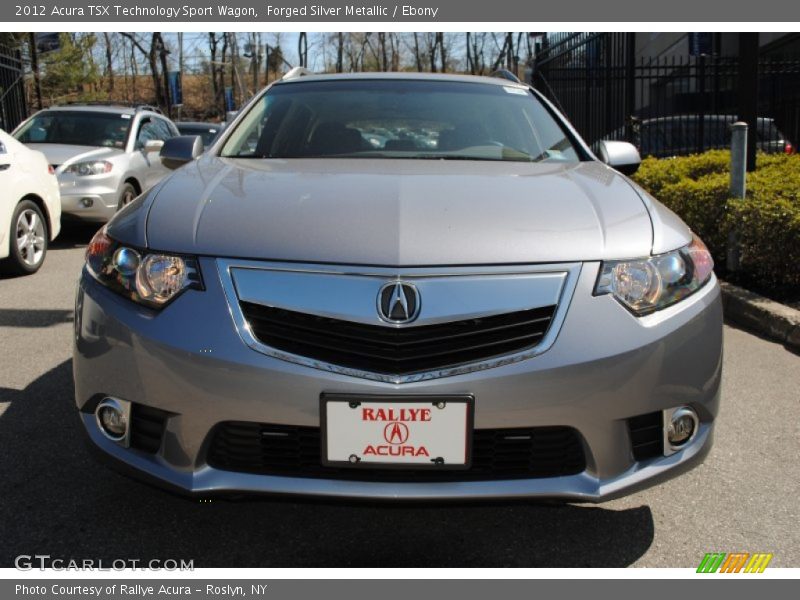 Forged Silver Metallic / Ebony 2012 Acura TSX Technology Sport Wagon