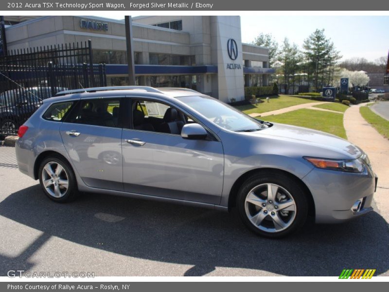 Forged Silver Metallic / Ebony 2012 Acura TSX Technology Sport Wagon