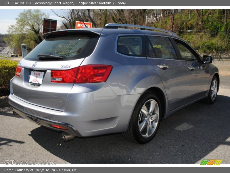 Forged Silver Metallic / Ebony 2012 Acura TSX Technology Sport Wagon