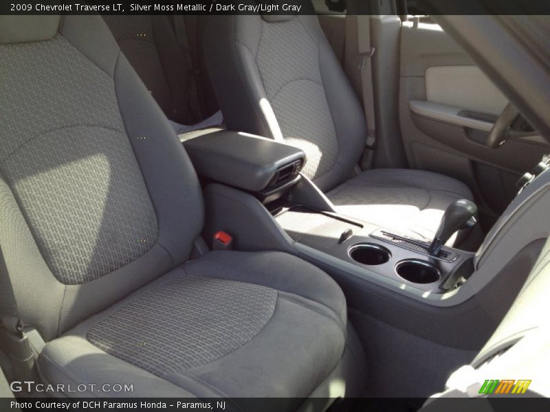 Silver Moss Metallic / Dark Gray/Light Gray 2009 Chevrolet Traverse LT