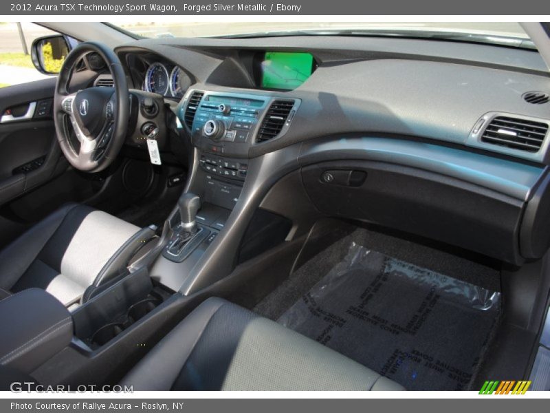 Forged Silver Metallic / Ebony 2012 Acura TSX Technology Sport Wagon