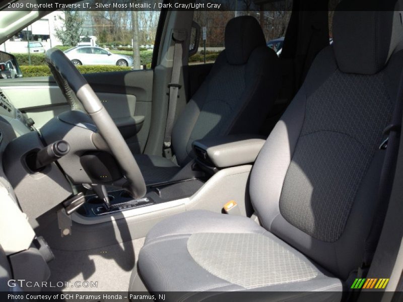 Silver Moss Metallic / Dark Gray/Light Gray 2009 Chevrolet Traverse LT