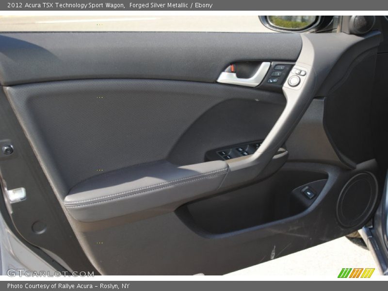 Forged Silver Metallic / Ebony 2012 Acura TSX Technology Sport Wagon