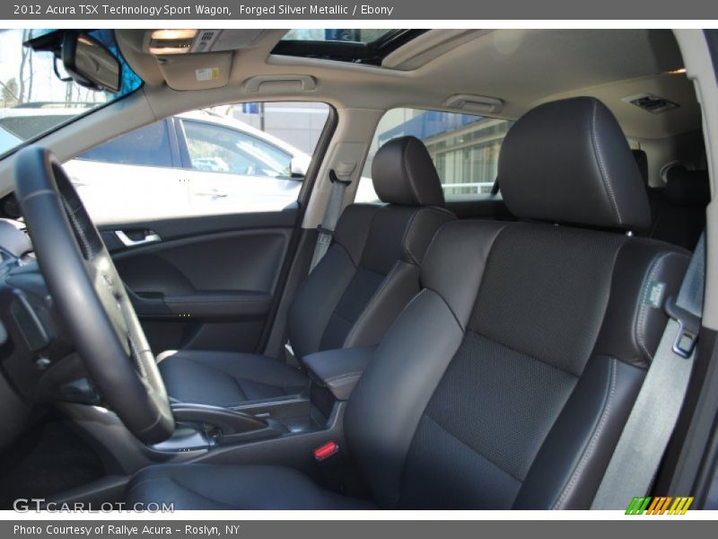 Forged Silver Metallic / Ebony 2012 Acura TSX Technology Sport Wagon