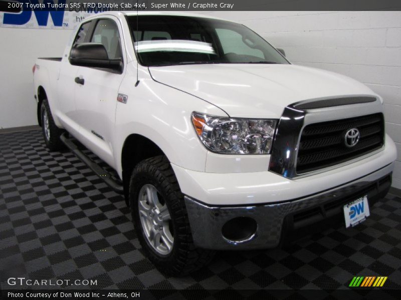 Super White / Graphite Gray 2007 Toyota Tundra SR5 TRD Double Cab 4x4