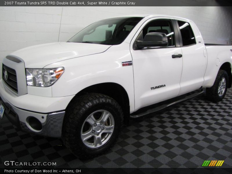 Super White / Graphite Gray 2007 Toyota Tundra SR5 TRD Double Cab 4x4