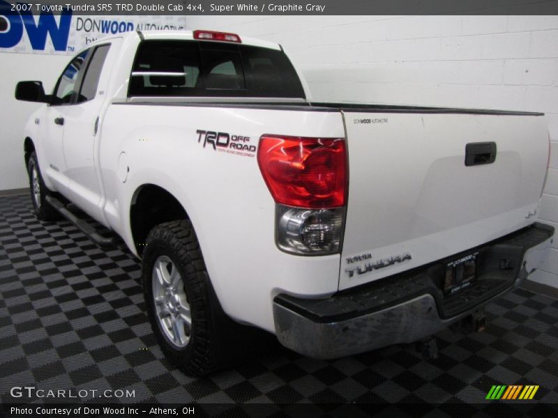 Super White / Graphite Gray 2007 Toyota Tundra SR5 TRD Double Cab 4x4