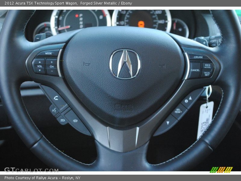 Forged Silver Metallic / Ebony 2012 Acura TSX Technology Sport Wagon