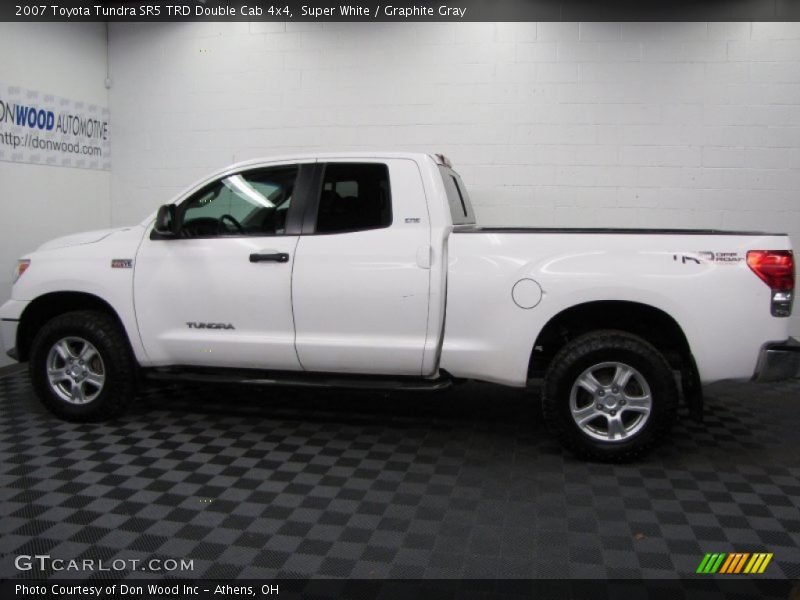 Super White / Graphite Gray 2007 Toyota Tundra SR5 TRD Double Cab 4x4