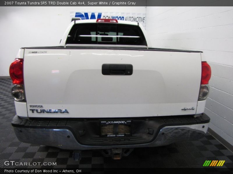 Super White / Graphite Gray 2007 Toyota Tundra SR5 TRD Double Cab 4x4