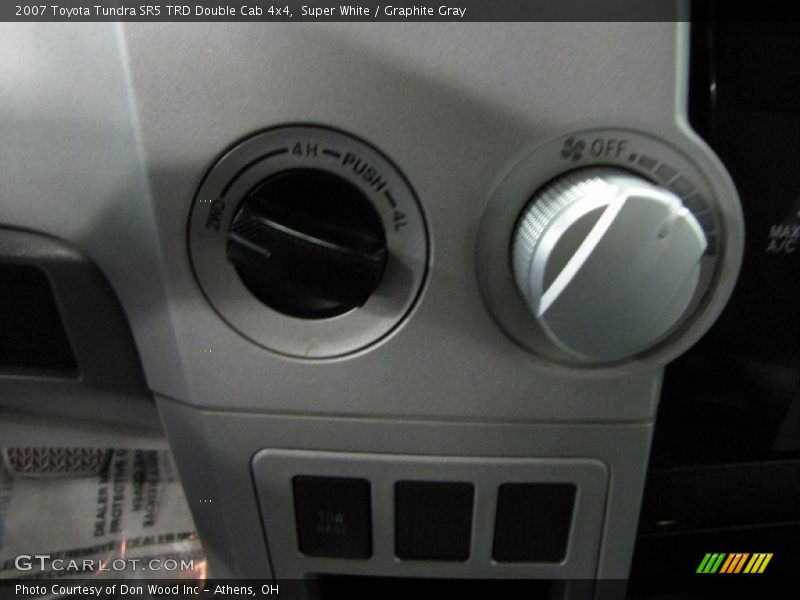 Super White / Graphite Gray 2007 Toyota Tundra SR5 TRD Double Cab 4x4