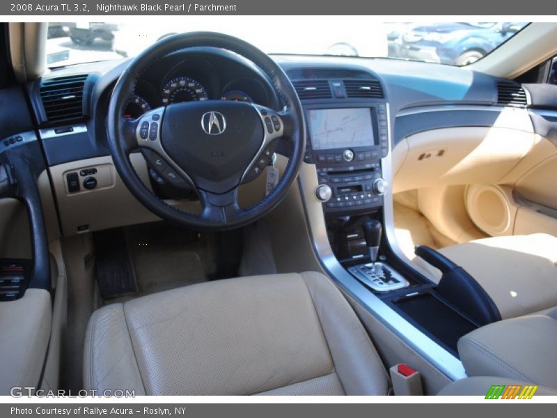 Nighthawk Black Pearl / Parchment 2008 Acura TL 3.2