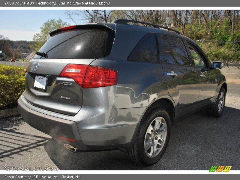 Sterling Gray Metallic / Ebony 2008 Acura MDX Technology