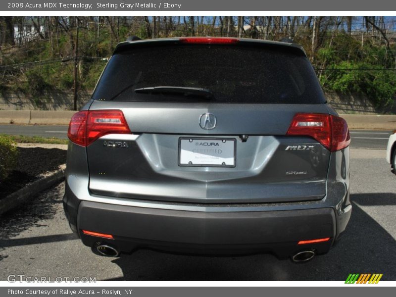 Sterling Gray Metallic / Ebony 2008 Acura MDX Technology