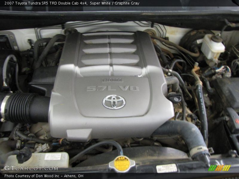 Super White / Graphite Gray 2007 Toyota Tundra SR5 TRD Double Cab 4x4