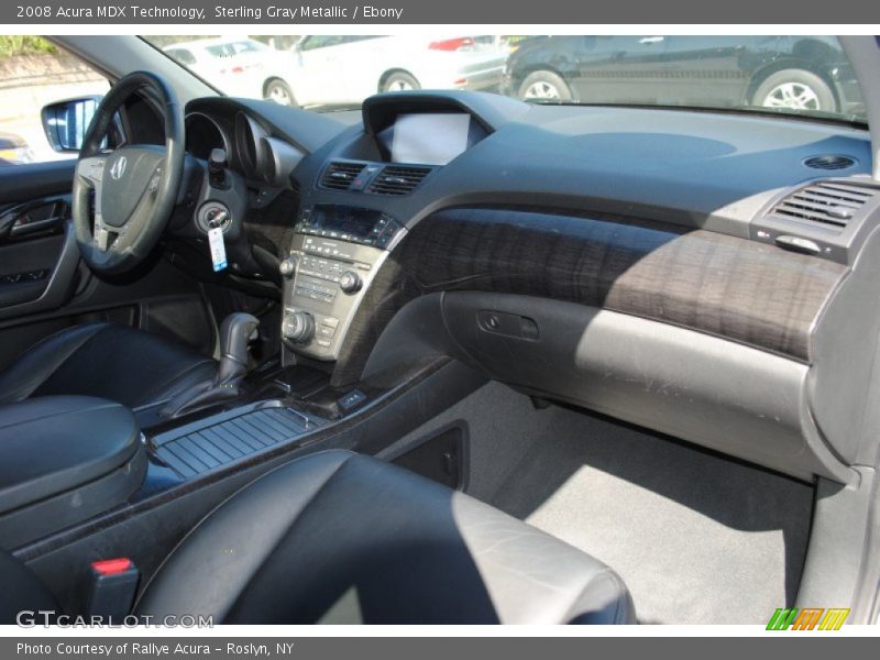 Sterling Gray Metallic / Ebony 2008 Acura MDX Technology