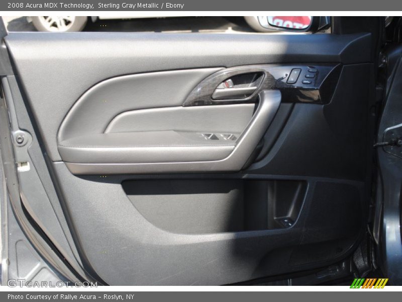Sterling Gray Metallic / Ebony 2008 Acura MDX Technology