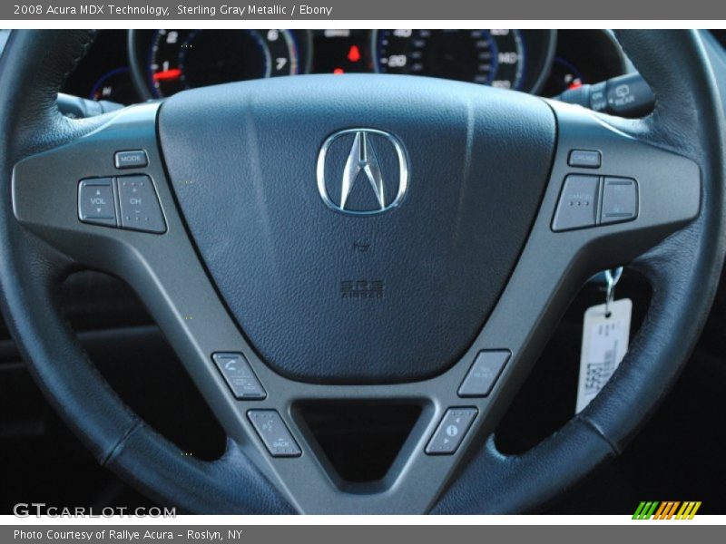 Sterling Gray Metallic / Ebony 2008 Acura MDX Technology