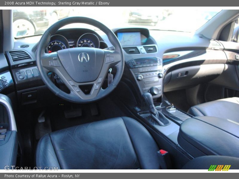Sterling Gray Metallic / Ebony 2008 Acura MDX Technology