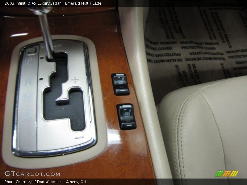 Emerald Mist / Latte 2003 Infiniti Q 45 Luxury Sedan