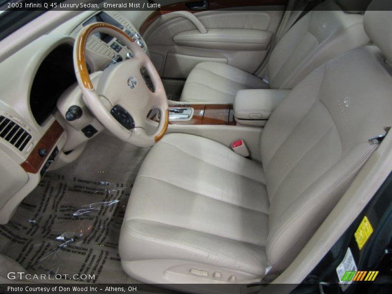  2003 Q 45 Luxury Sedan Latte Interior