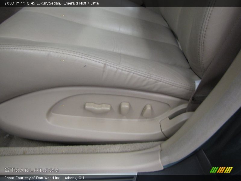 Emerald Mist / Latte 2003 Infiniti Q 45 Luxury Sedan