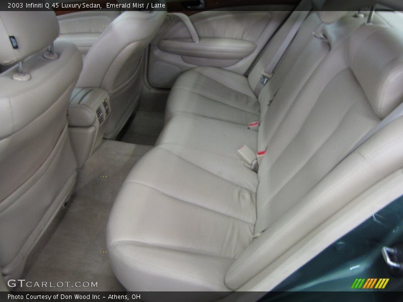  2003 Q 45 Luxury Sedan Latte Interior