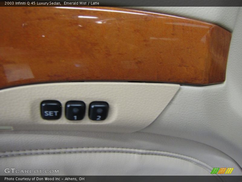 Emerald Mist / Latte 2003 Infiniti Q 45 Luxury Sedan