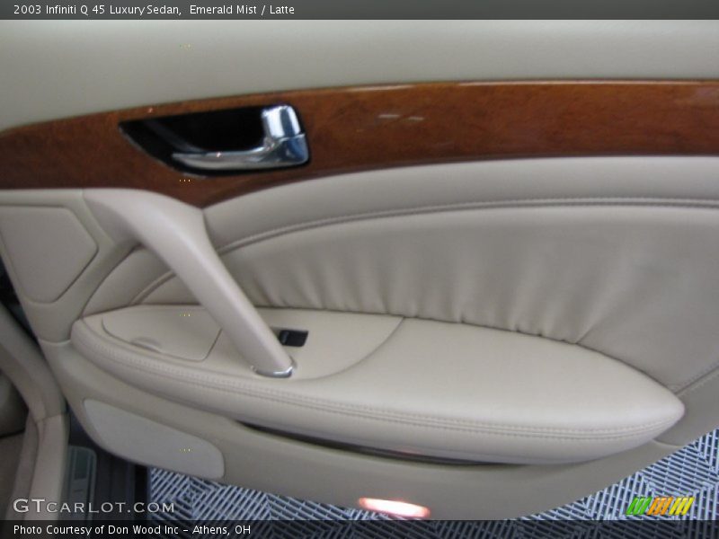 Emerald Mist / Latte 2003 Infiniti Q 45 Luxury Sedan