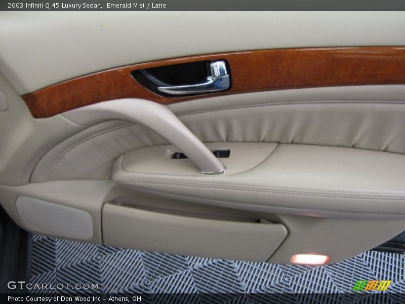 Emerald Mist / Latte 2003 Infiniti Q 45 Luxury Sedan