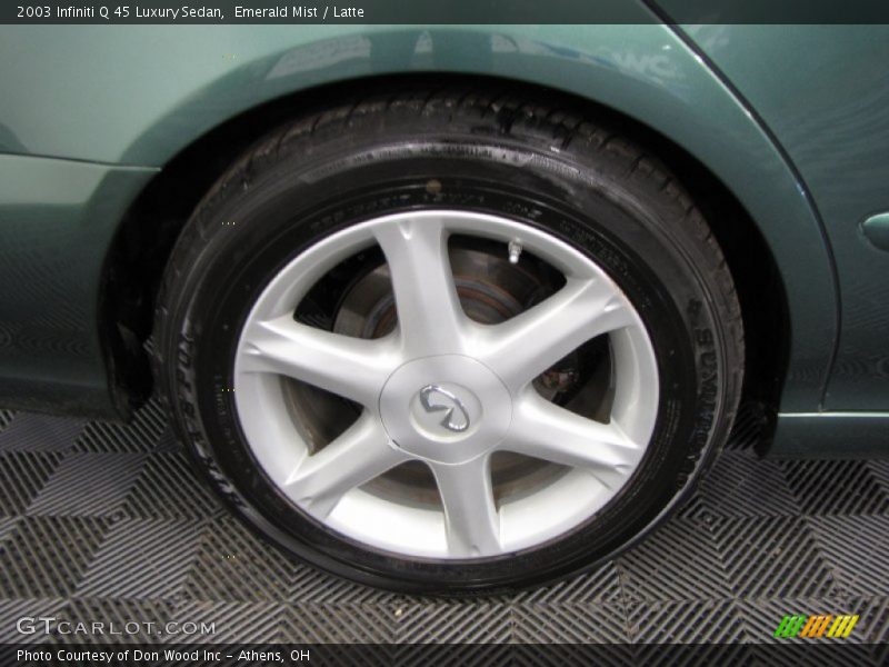 Emerald Mist / Latte 2003 Infiniti Q 45 Luxury Sedan
