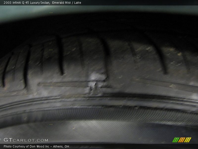 Emerald Mist / Latte 2003 Infiniti Q 45 Luxury Sedan