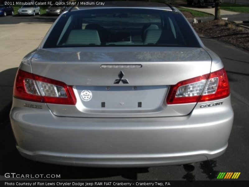 Quick Silver / Medium Gray 2011 Mitsubishi Galant FE