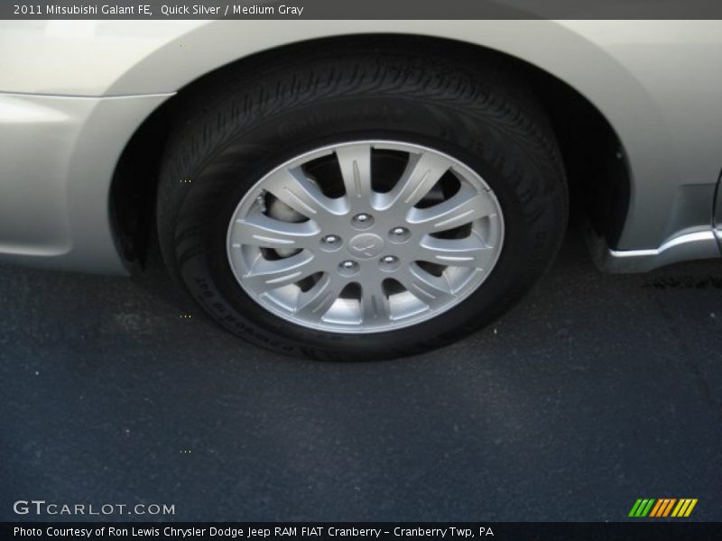 Quick Silver / Medium Gray 2011 Mitsubishi Galant FE