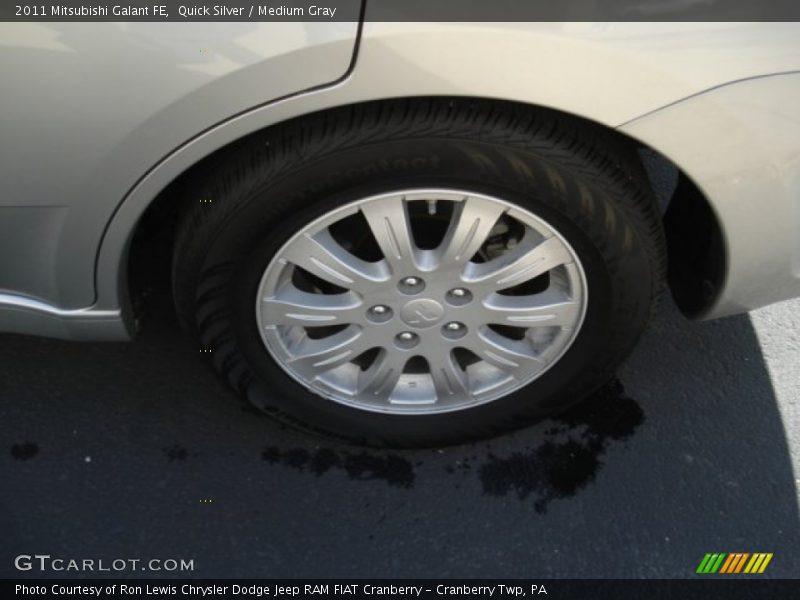 Quick Silver / Medium Gray 2011 Mitsubishi Galant FE