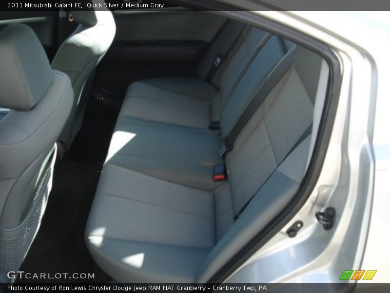 Quick Silver / Medium Gray 2011 Mitsubishi Galant FE