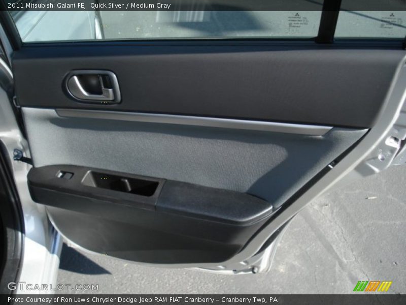 Quick Silver / Medium Gray 2011 Mitsubishi Galant FE