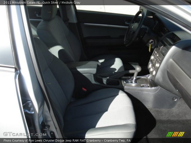 Quick Silver / Medium Gray 2011 Mitsubishi Galant FE