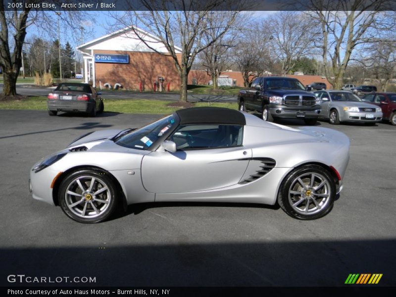 Arctic Silver / Black 2005 Lotus Elise