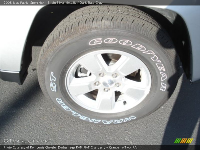 Bright Silver Metallic / Dark Slate Gray 2008 Jeep Patriot Sport 4x4