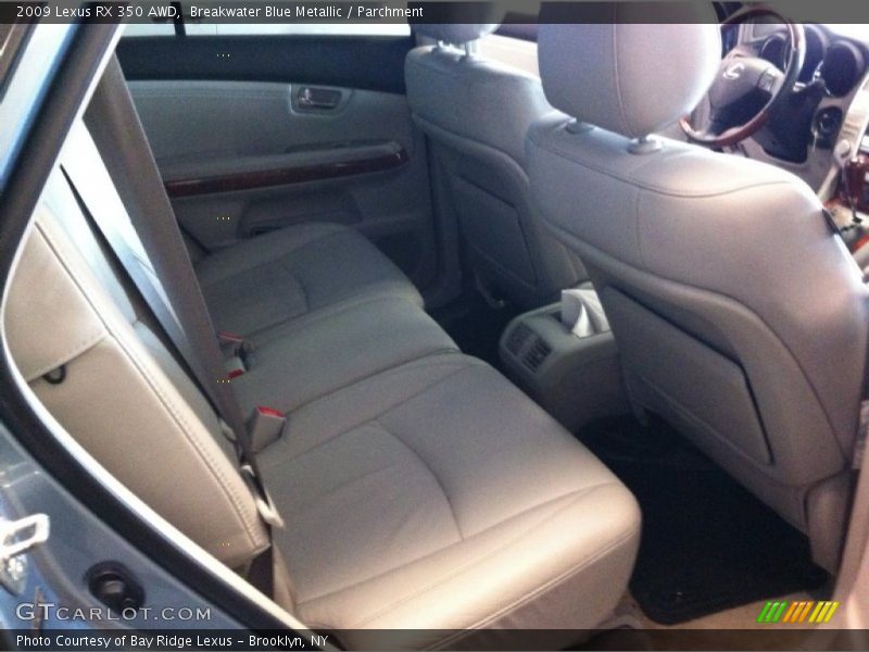 Breakwater Blue Metallic / Parchment 2009 Lexus RX 350 AWD