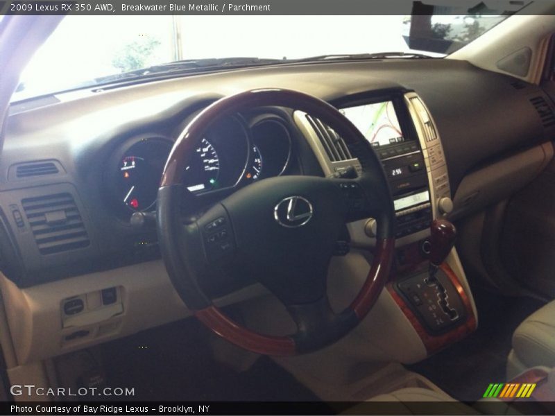 Breakwater Blue Metallic / Parchment 2009 Lexus RX 350 AWD
