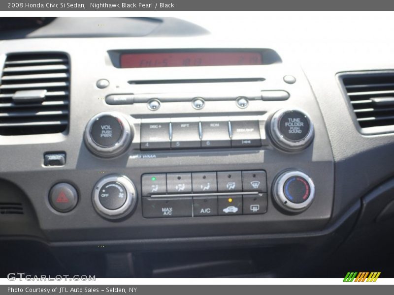 Nighthawk Black Pearl / Black 2008 Honda Civic Si Sedan