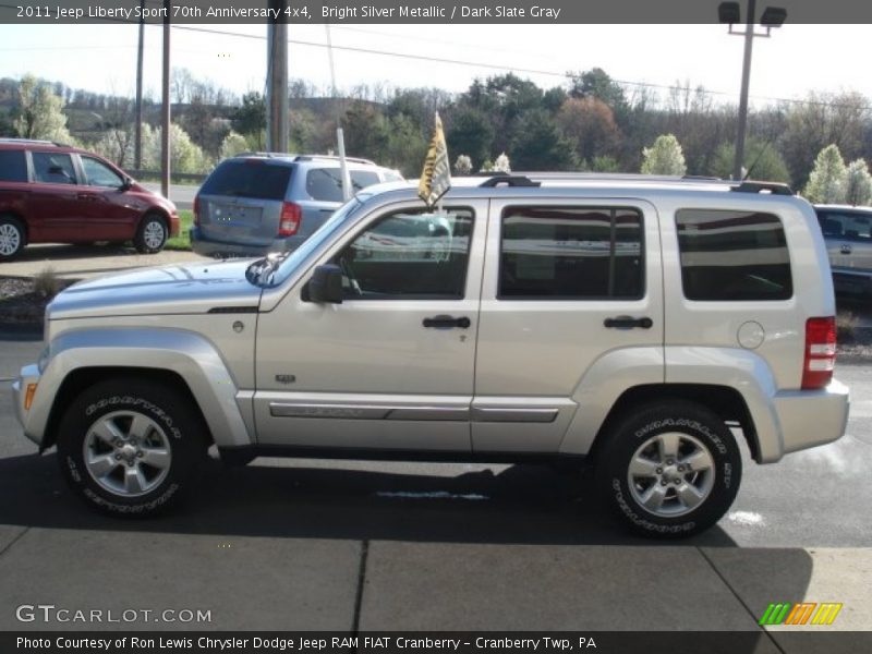 Bright Silver Metallic / Dark Slate Gray 2011 Jeep Liberty Sport 70th Anniversary 4x4