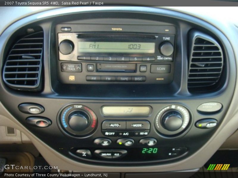 Salsa Red Pearl / Taupe 2007 Toyota Sequoia SR5 4WD