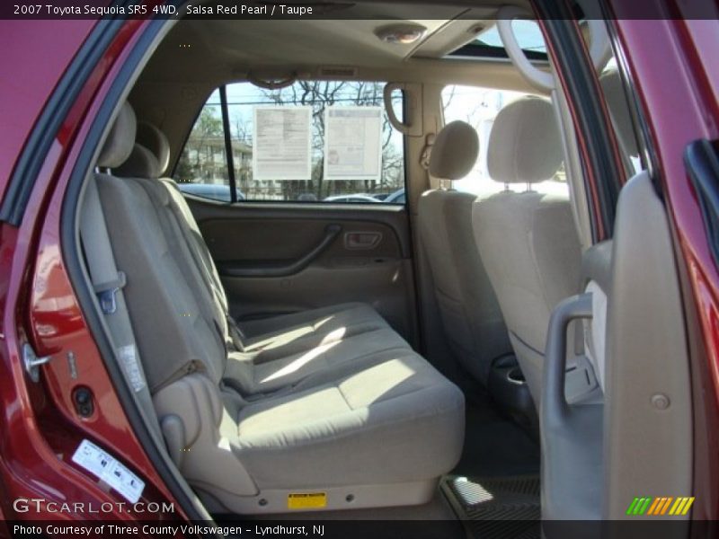 Salsa Red Pearl / Taupe 2007 Toyota Sequoia SR5 4WD