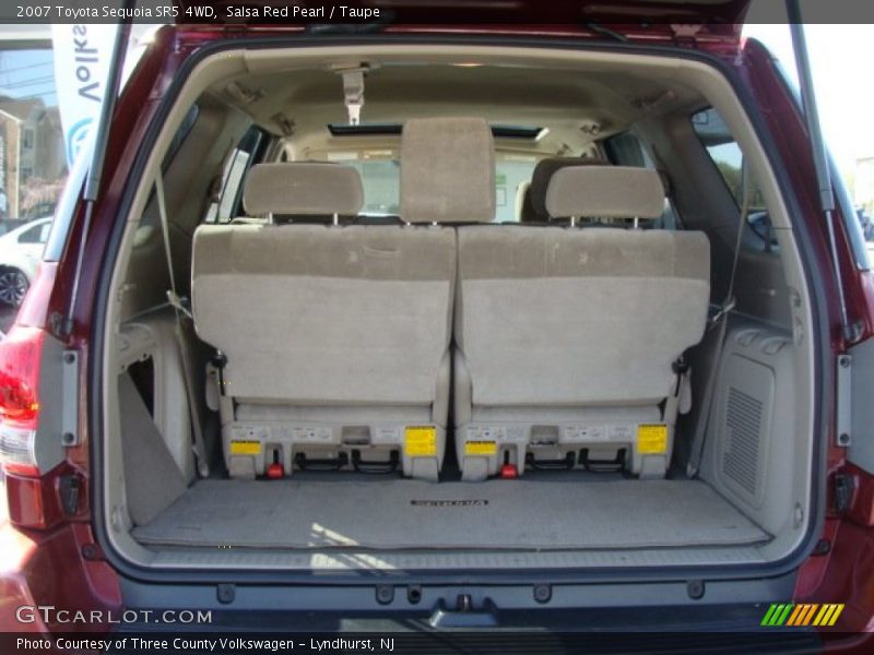 Salsa Red Pearl / Taupe 2007 Toyota Sequoia SR5 4WD